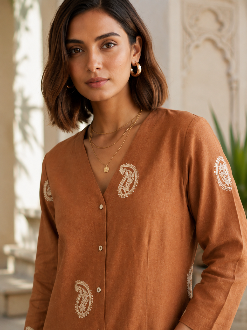 Nyka Embroidery Dress
