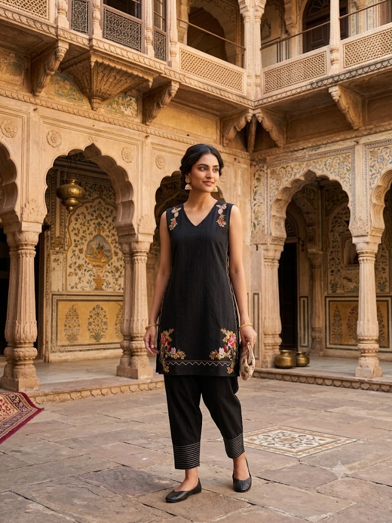 Miru Embroidery Kurta Set