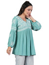 Riddi embroidered top