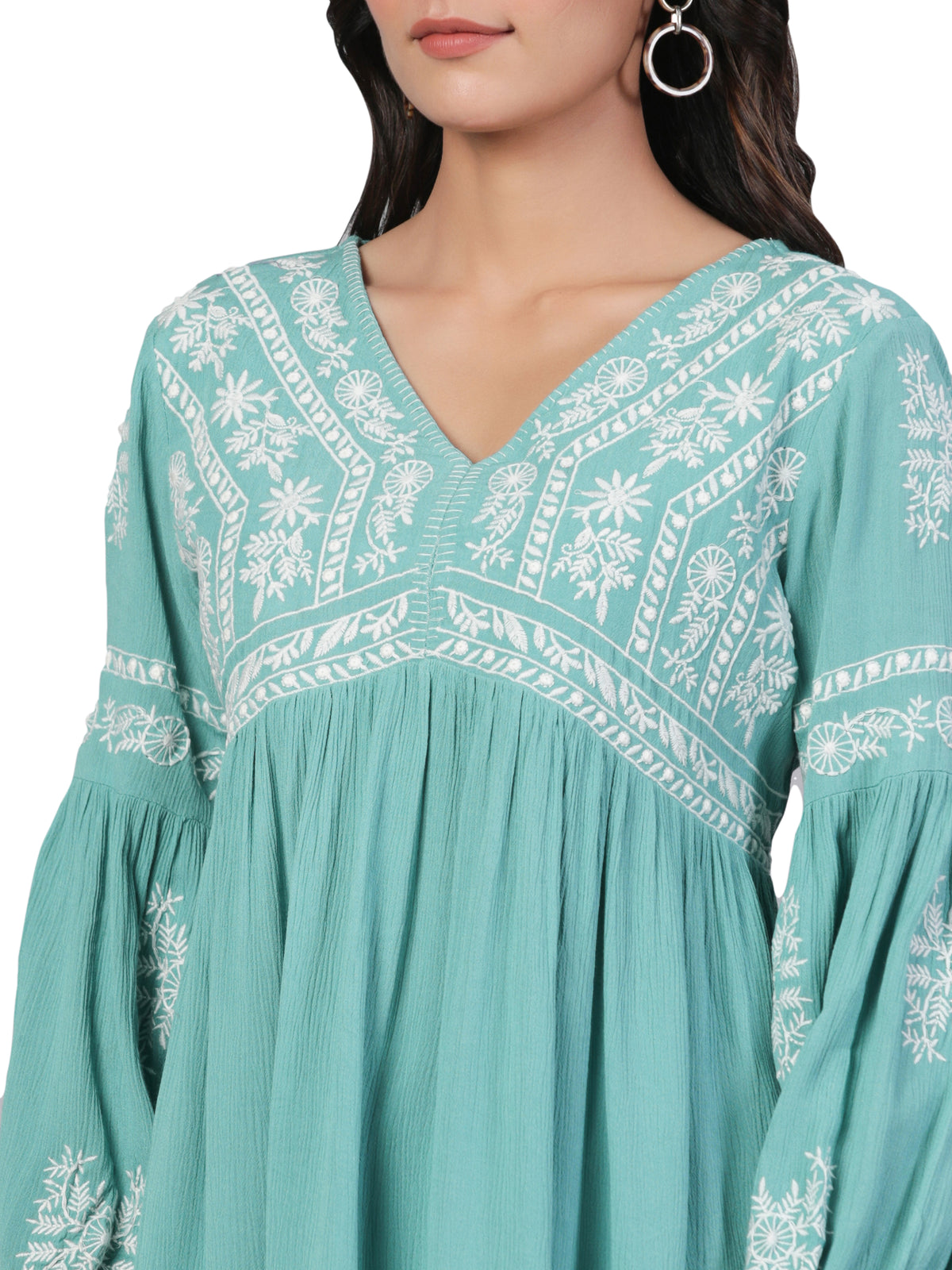 Riddi embroidered top