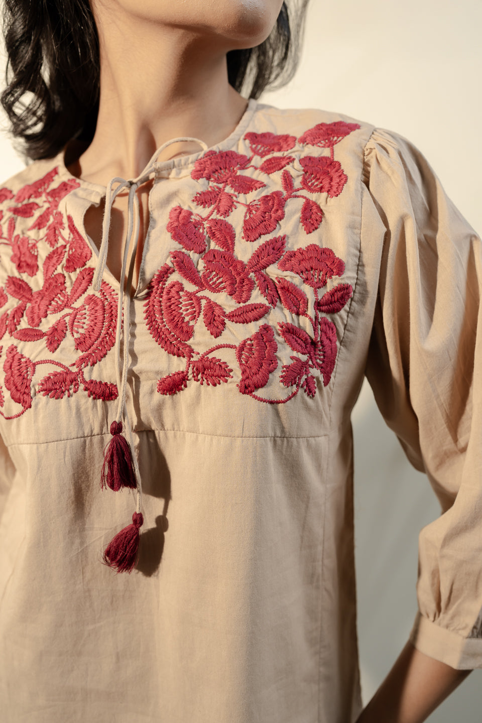 Omisha Embroidery  Top