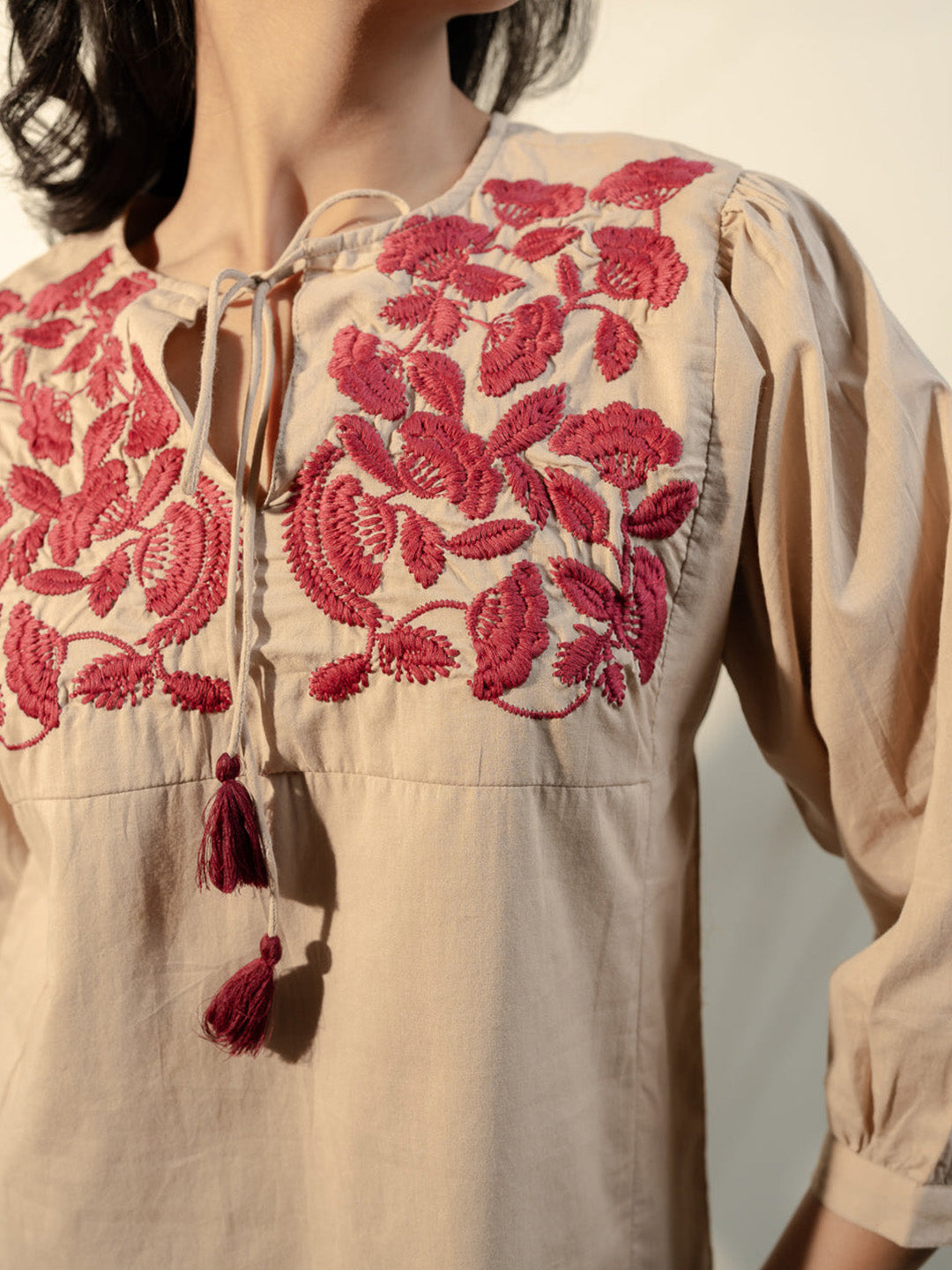 Omisha Embroidery  Top
