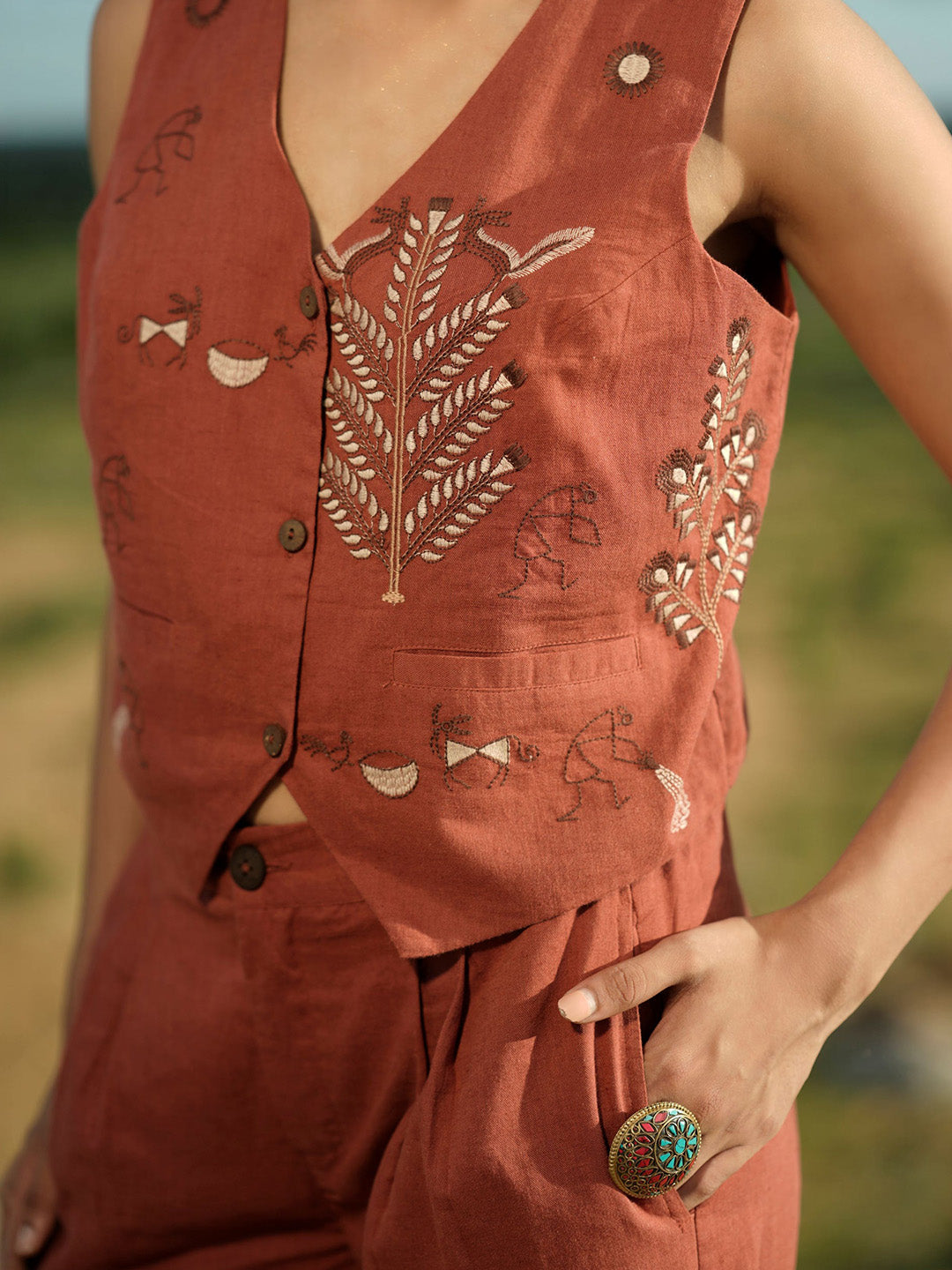 Henrry Embroidery Co-ord set
