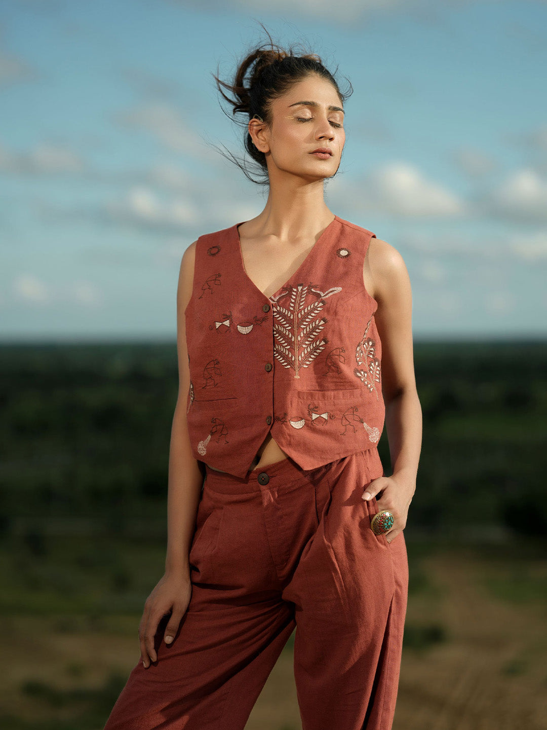 Henrry Embroidery Co-ord set