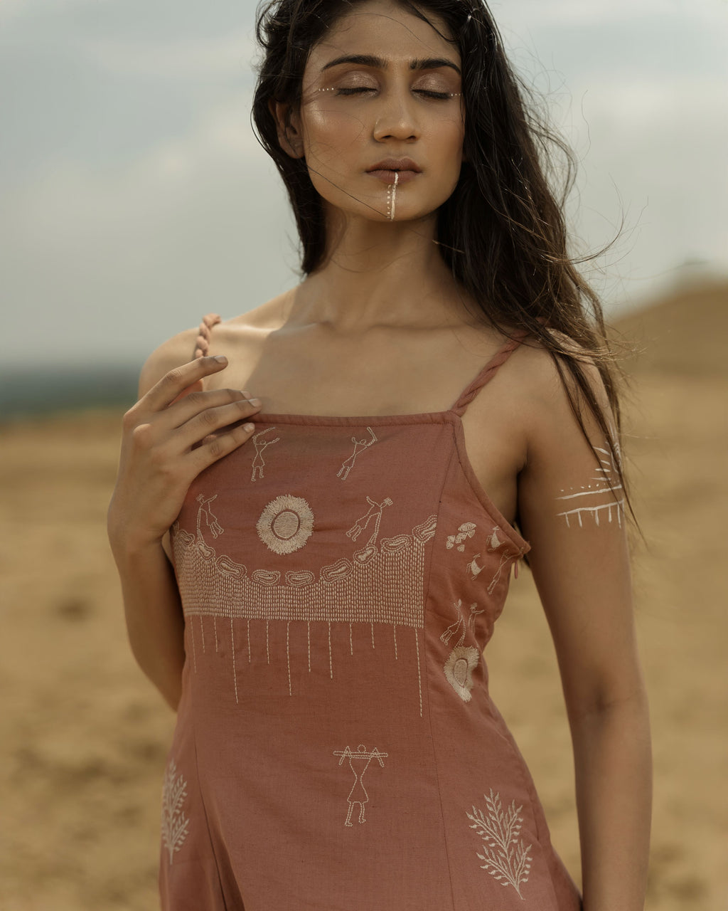 Boomer Embroidery Dress