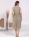 AARNA OLIVE DRESS