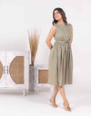 AARNA OLIVE DRESS