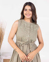 AARNA OLIVE DRESS