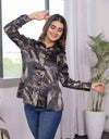 Black leopard shirt