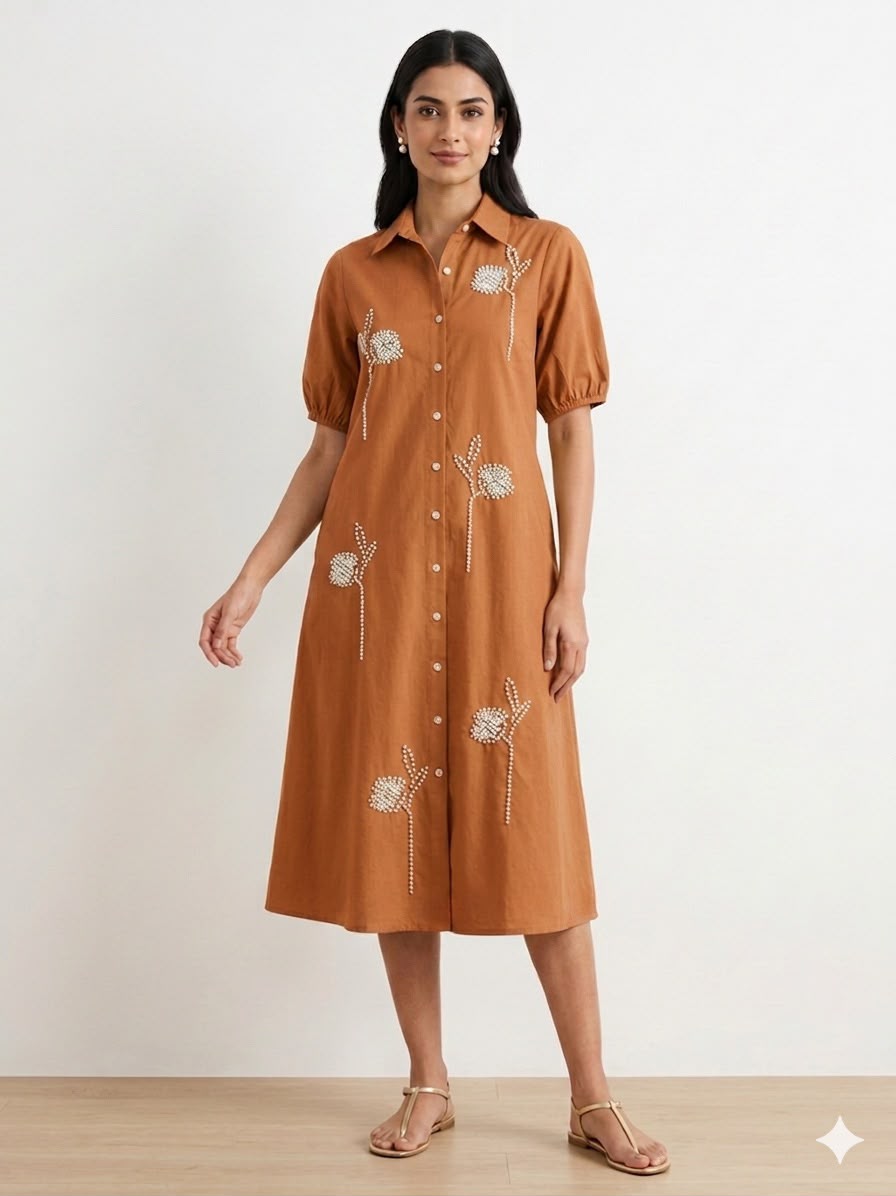 Benny Embroidery Dress