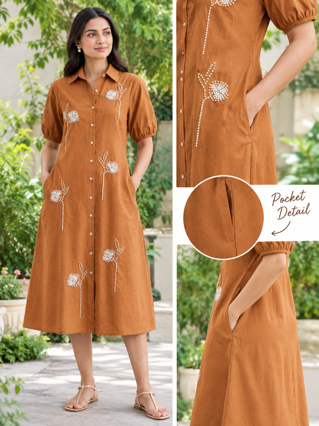 Benny Embroidery Dress