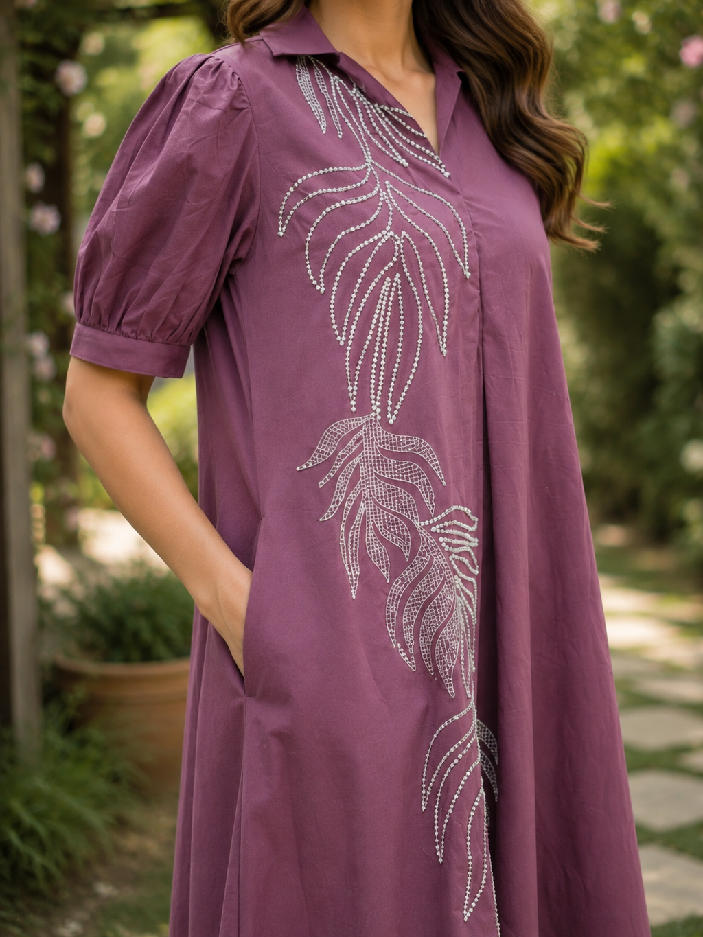 Noor Embroidery Dress