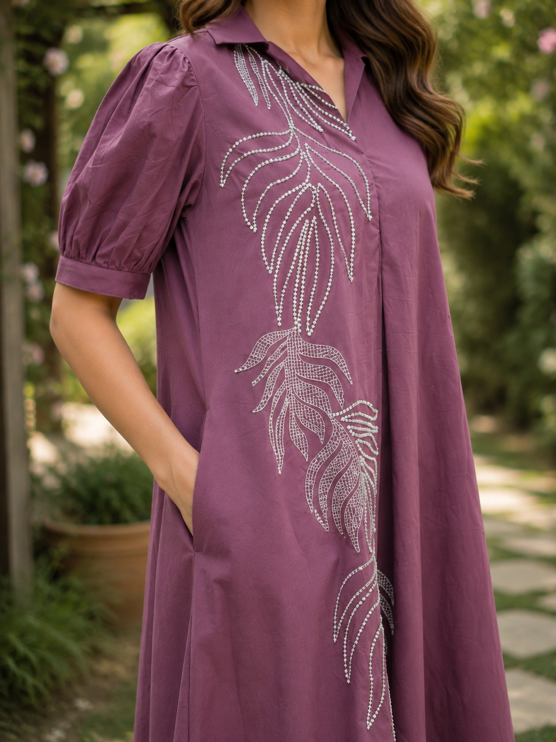 Noor Embroidery Dress