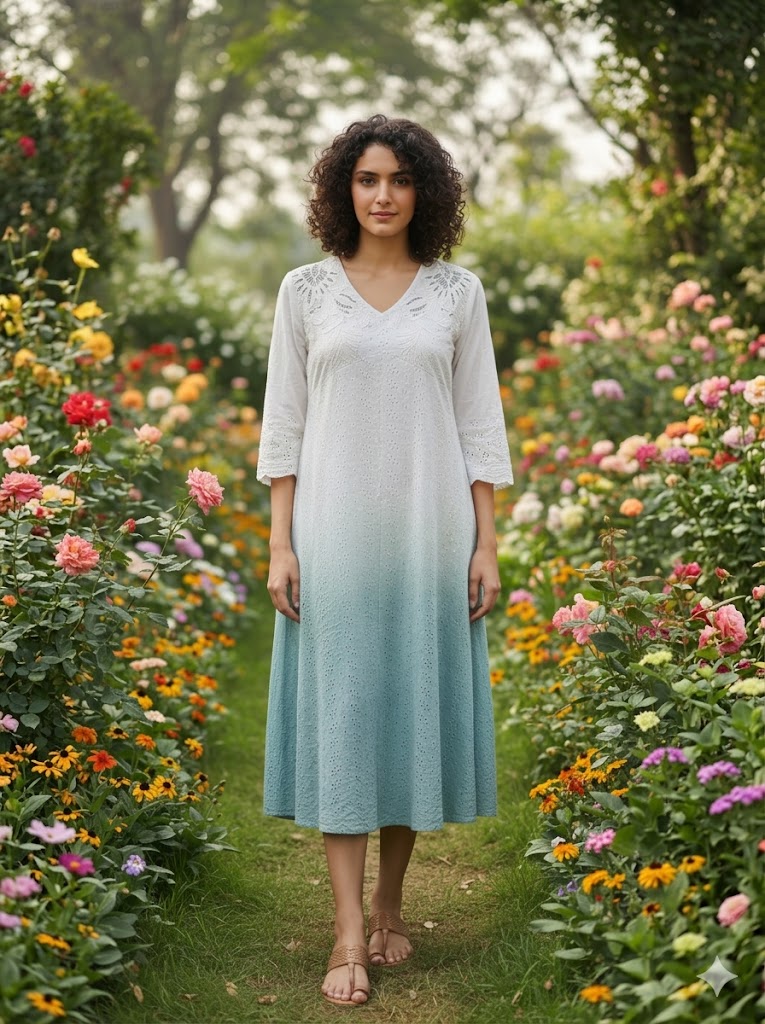 Beni Embroidery Dress