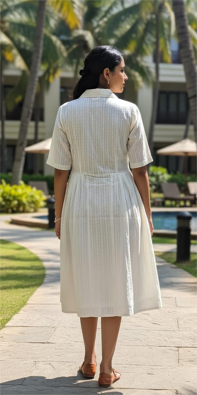 Tate White  Embroidery Dress