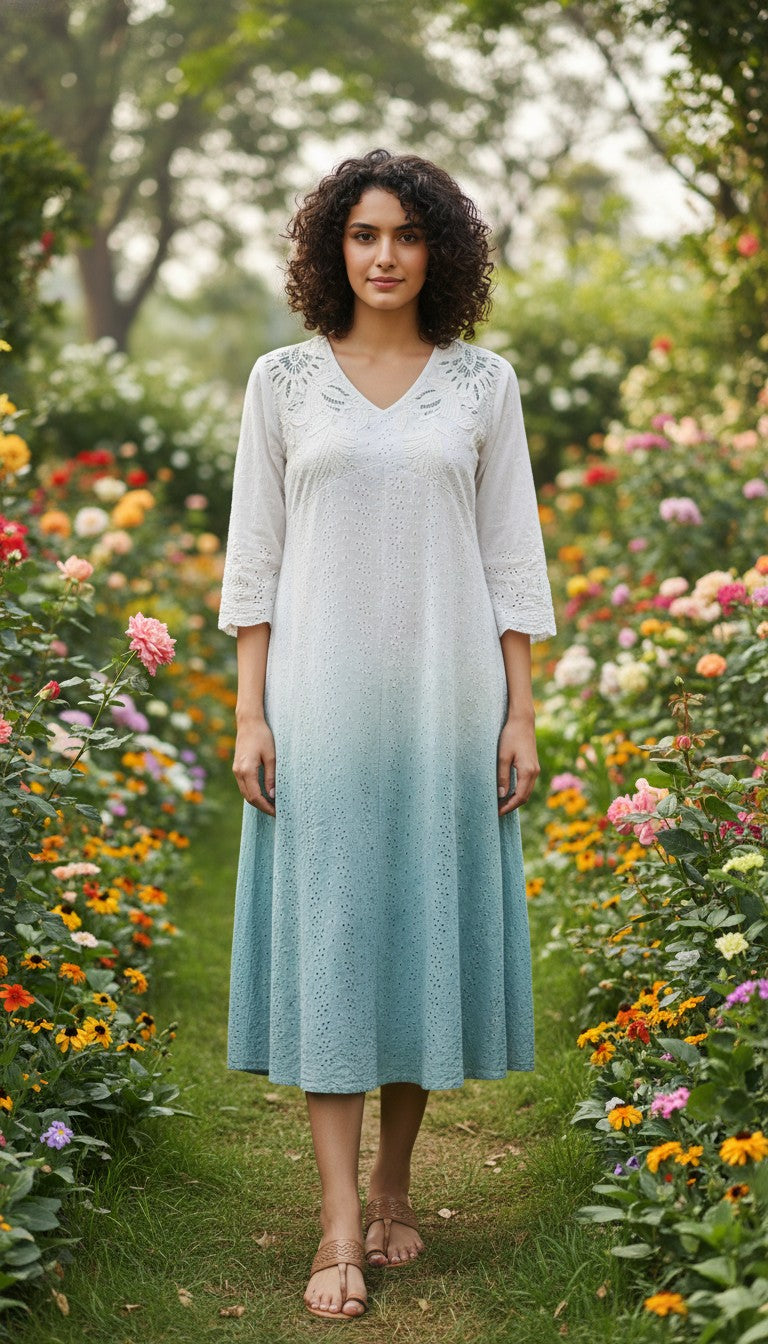 Beni Embroidery Dress
