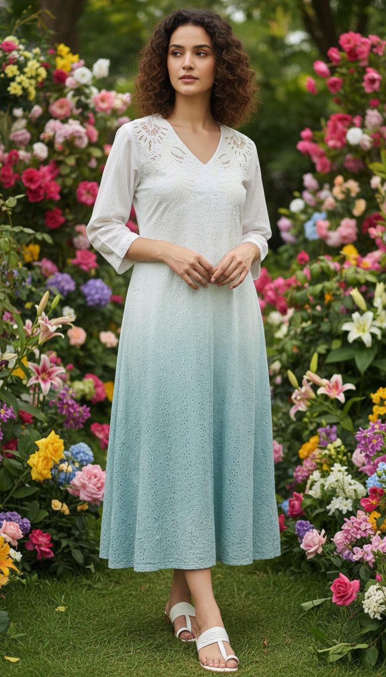 Beni Embroidery Dress