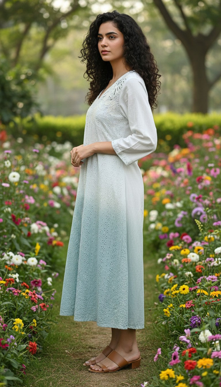 Beni Embroidery Dress