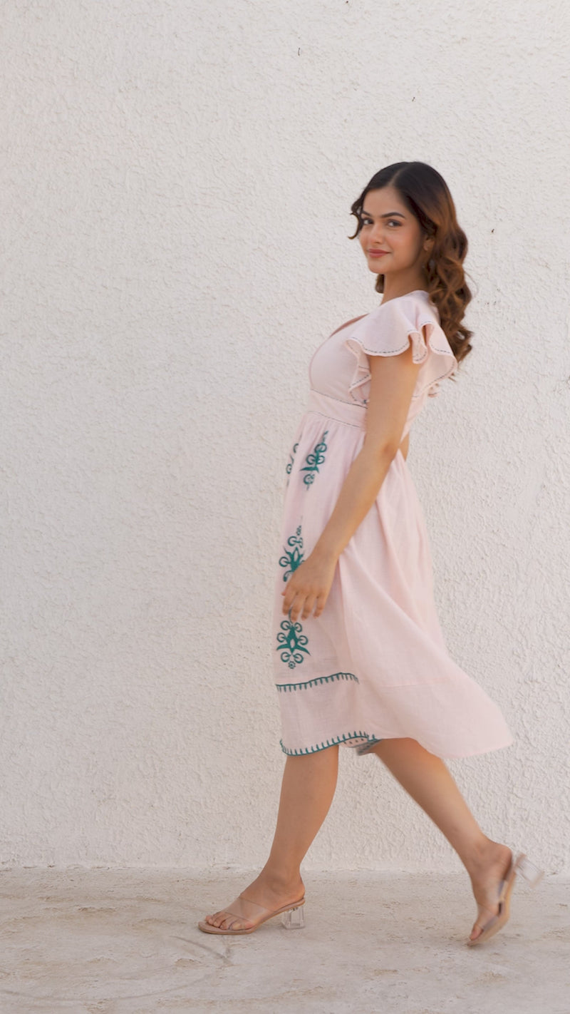 Jagvi embroidery dress